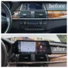 BMW X5 E70 X6 E71 2007-2009対応 オートラジオ ブレードスクリーン カーラジオ Android 14 マルチメディアプレーヤー GPS ヘッドユニット CarPlay アクセサリー 2