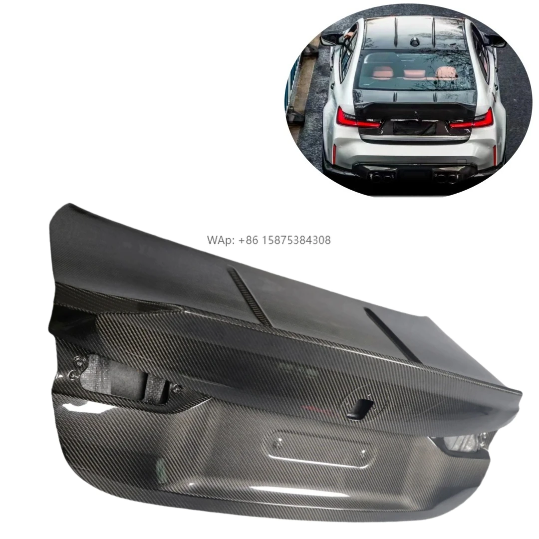

CSL Style Black Carbon Fiber Rear Trunk for 3 Series M3 G80 2020-2022 New Arrival Car Spoiler