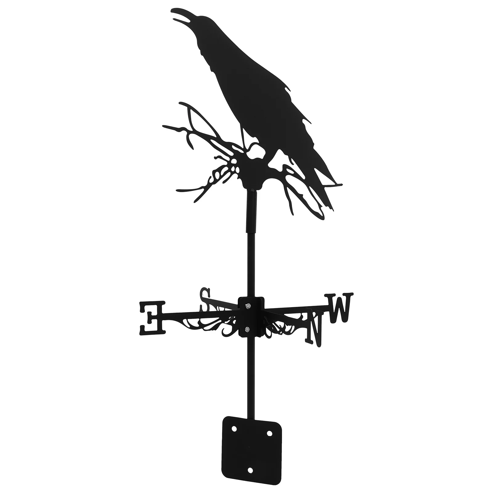 

Iron Weather Vane Wind Direction Indicator For Garden Yard Patio Roof Decor Ground Insert Metal Garden Decor Ornament