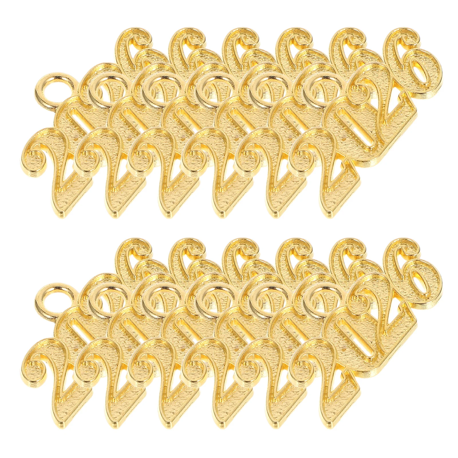 

100pcs 2026 Year Charm Pendants Metal Graduation Tassel Charms Diy Jewelry Craft Supplies Bracelet Necklaces Keychains Golden