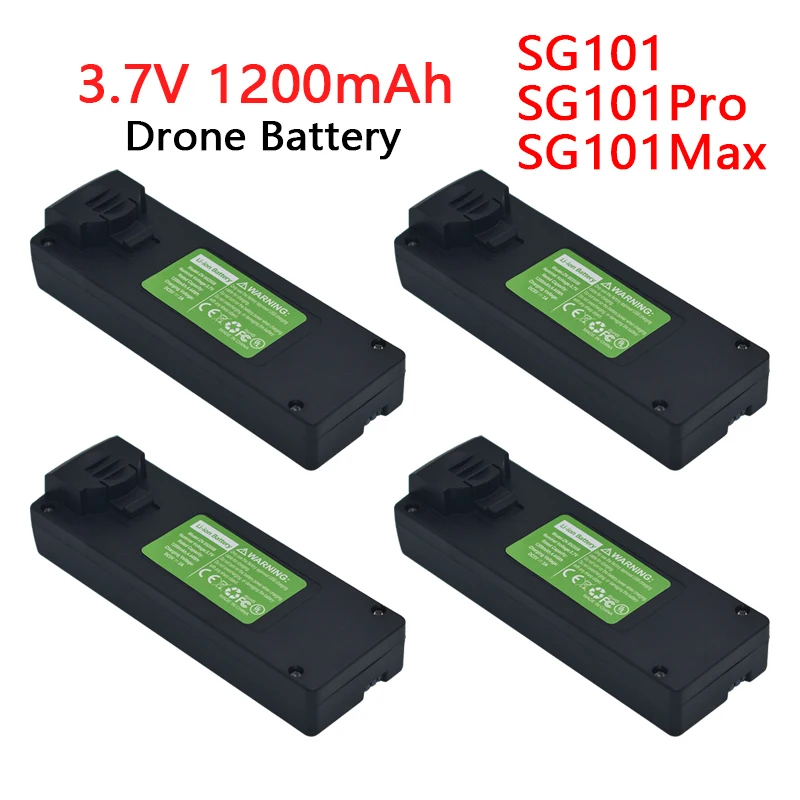 1-10Pcs New SG101 MAX PRO Lipo Battery 3.7V 1200mAh Dedicated Battery Four Axis Mini Remote Control Drone Accessories