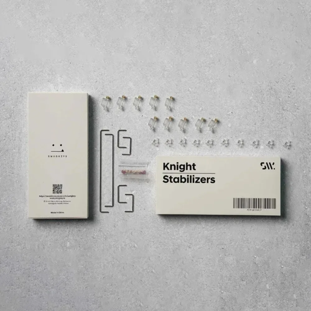 Swsgkeys Knight Keyboard Stabilizers Switch Customization 2U 6.25U 7U Spacebar Fixed Plate for Mechanical Keyboards Accessories