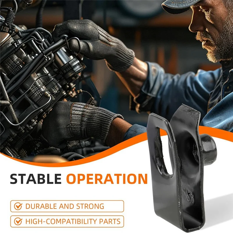 ABLK 50 sujetadores de carrocería: 25 pernos y 25 clips de tuerca en U para guardabarros, cubierta de motor y protector contra salpicaduras