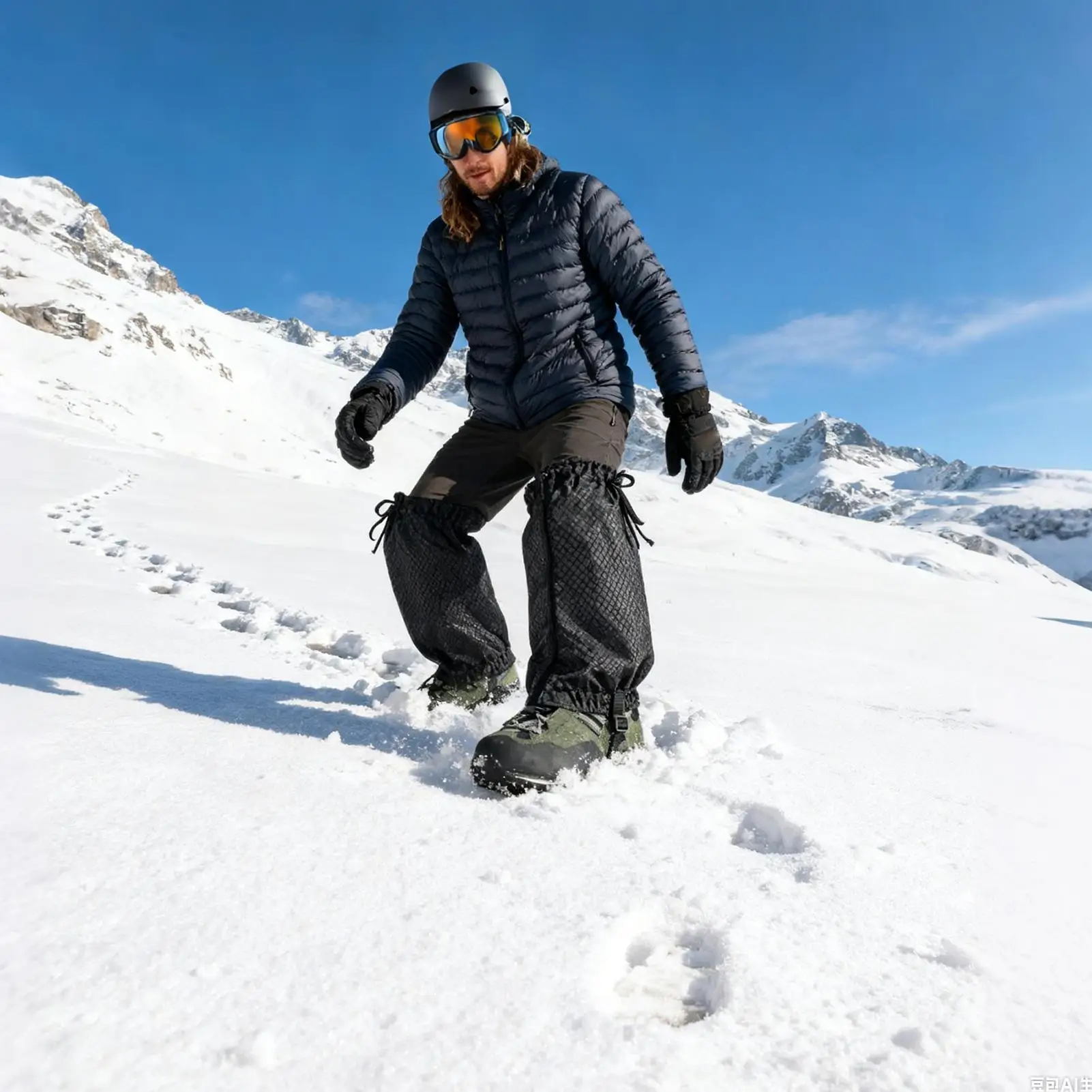 المشي لمسافات طويلة الجراميق الأسود الغبار التمهيد يغطي الرجل غطاء في الهواء الطلق يغطي الرجل غطاء لفصل الشتاء التزلج التنزه تسلق الجبال تسلق درب