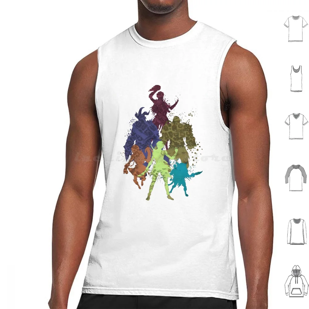 Gloomhaven Gloomsquad Tank Tops Print Cotton Meeple Eurogame Bgg Board Gaming Board Games Board And Game Games Rpg