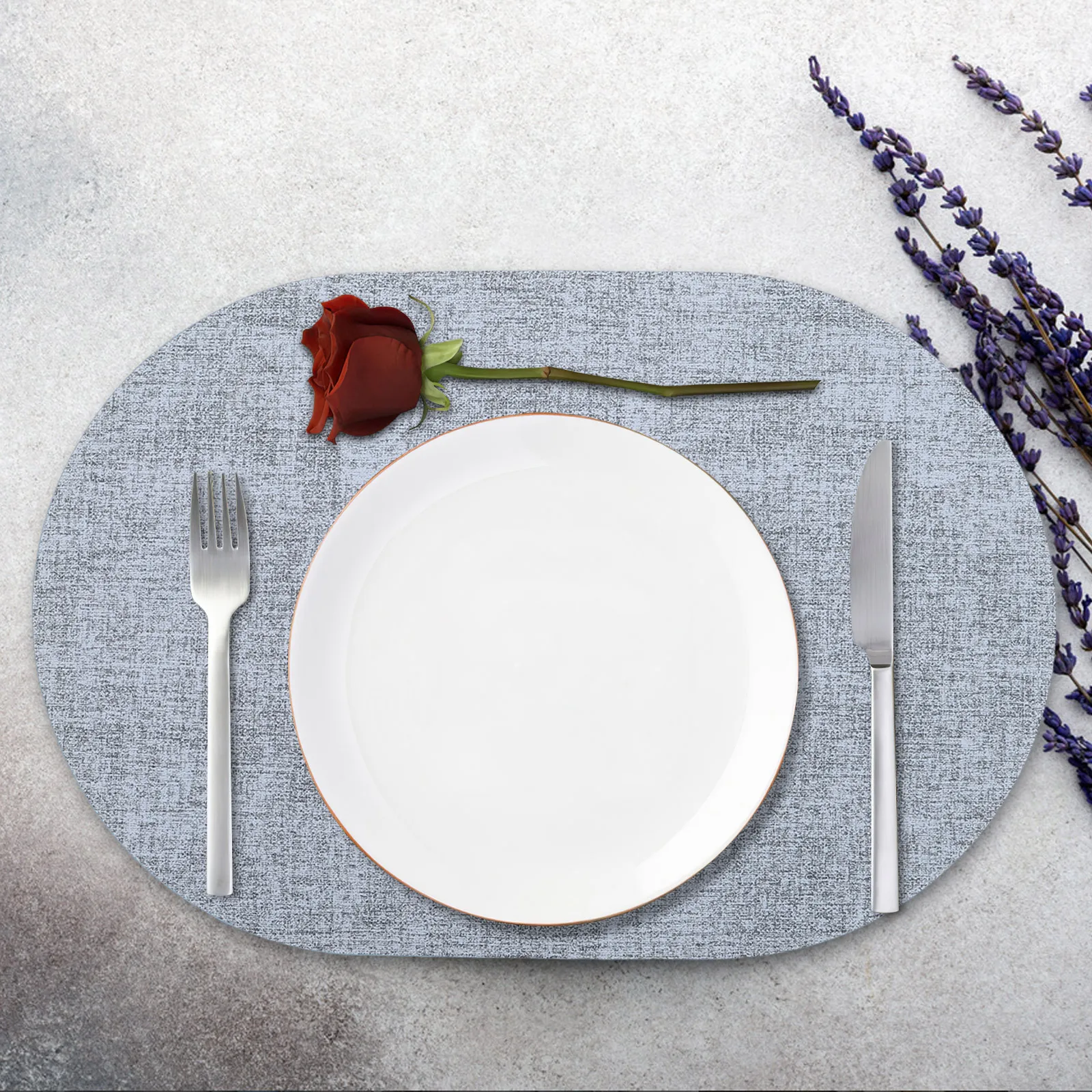 

6 pcs Dining Protector Heat Resistant Table Placemats Washable Anti-Slip Decorative Table Mats For Kitchen Restaurant Use