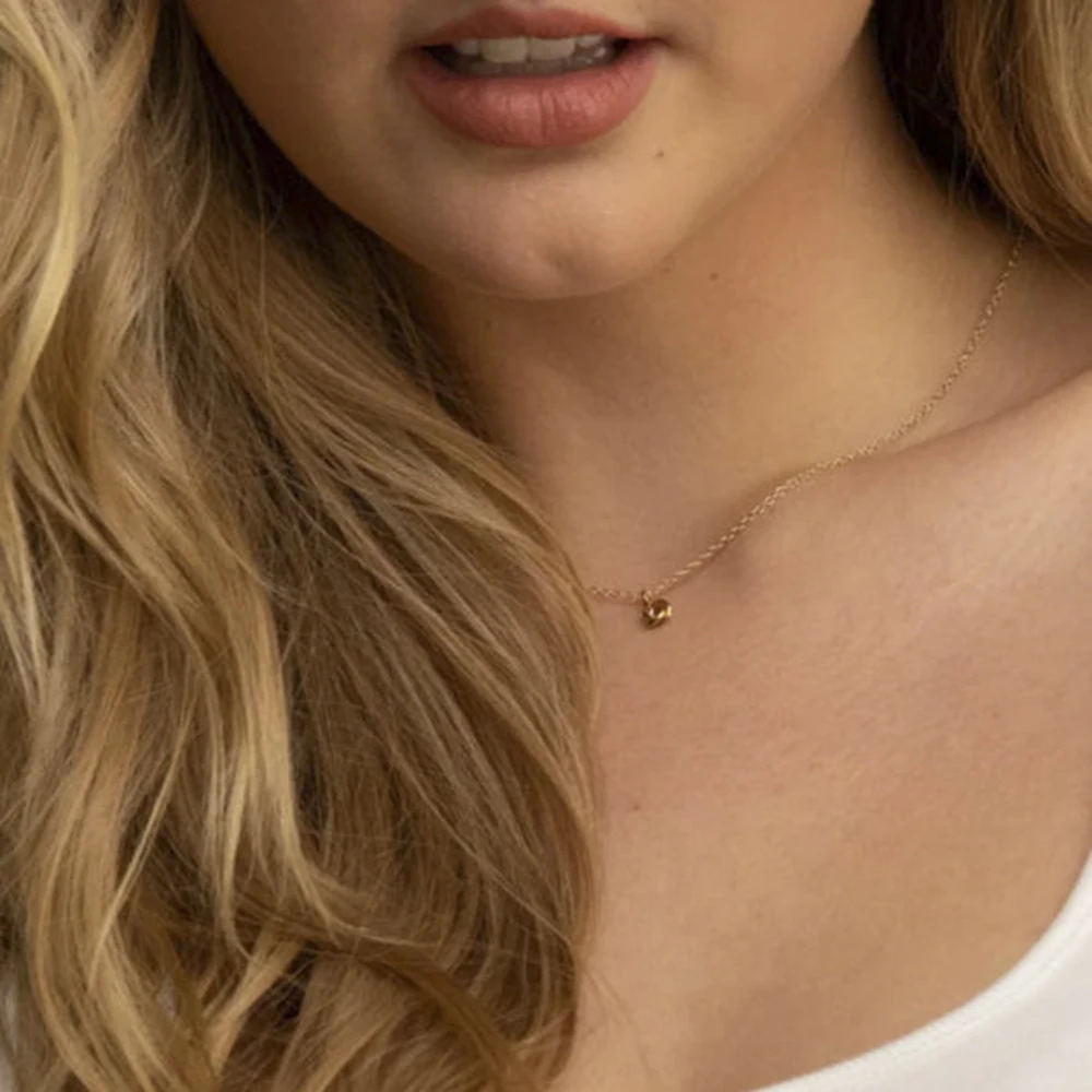 

Necklaces 14K Gold Filled Choker Handmade Charm Collars Twining Pendants Jewelry for Women Party Birthday Daily Gifts
