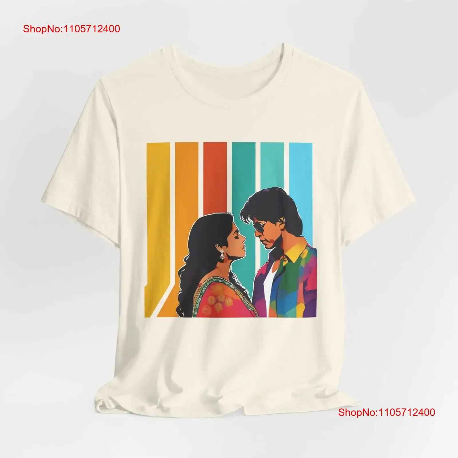 Bollywood Desi T Shirt Indian Modern Crewneck India Pakistan Retro 90s vintage Washed Breathable Stylish Comfortable fashion