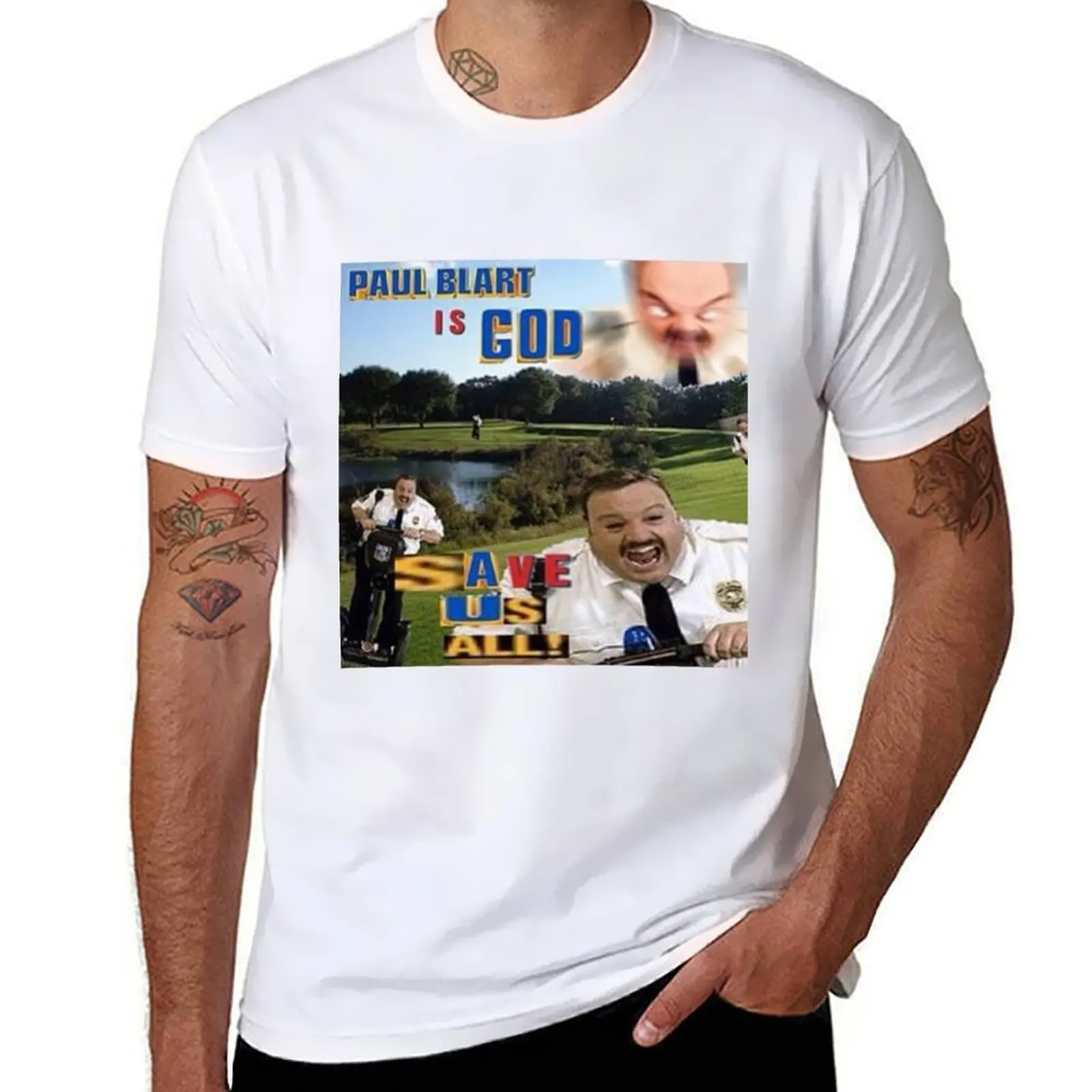 

Paul Blart is God T-Shirt man t shirt heavy cotton man t shirts graphic T-Shirt