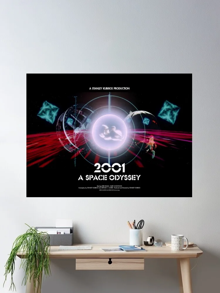 

8Style Choose 2001 A Space Odyssey Movie, Art Print Silk Poster Home Wall Decor