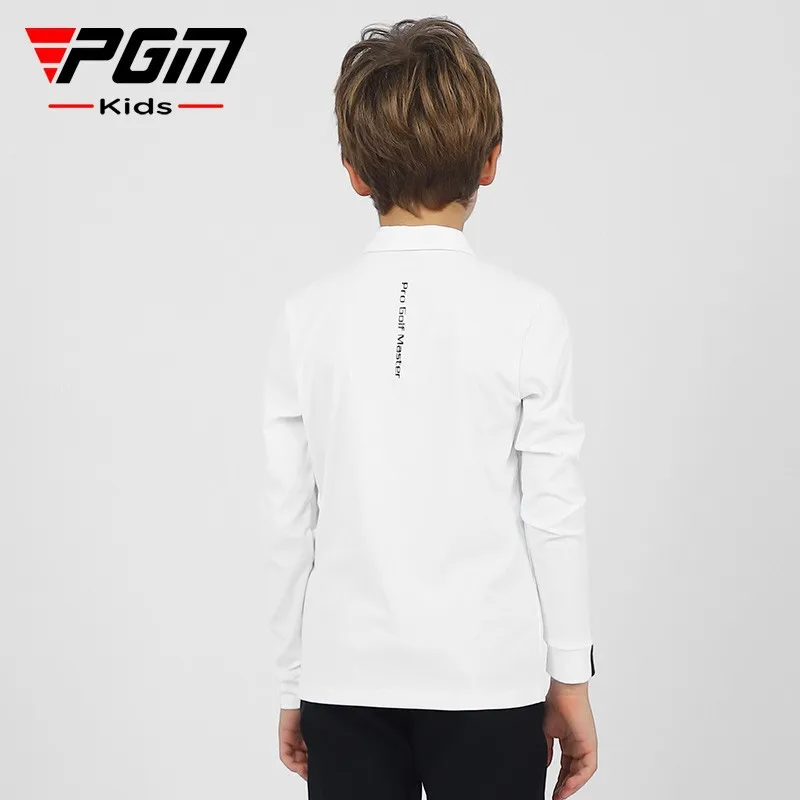 PGM Children Golf Clothing Boys Long Sleeve T-Shirts Comfortable Soft Skin-Friendly Fashion YF543 Wholesale