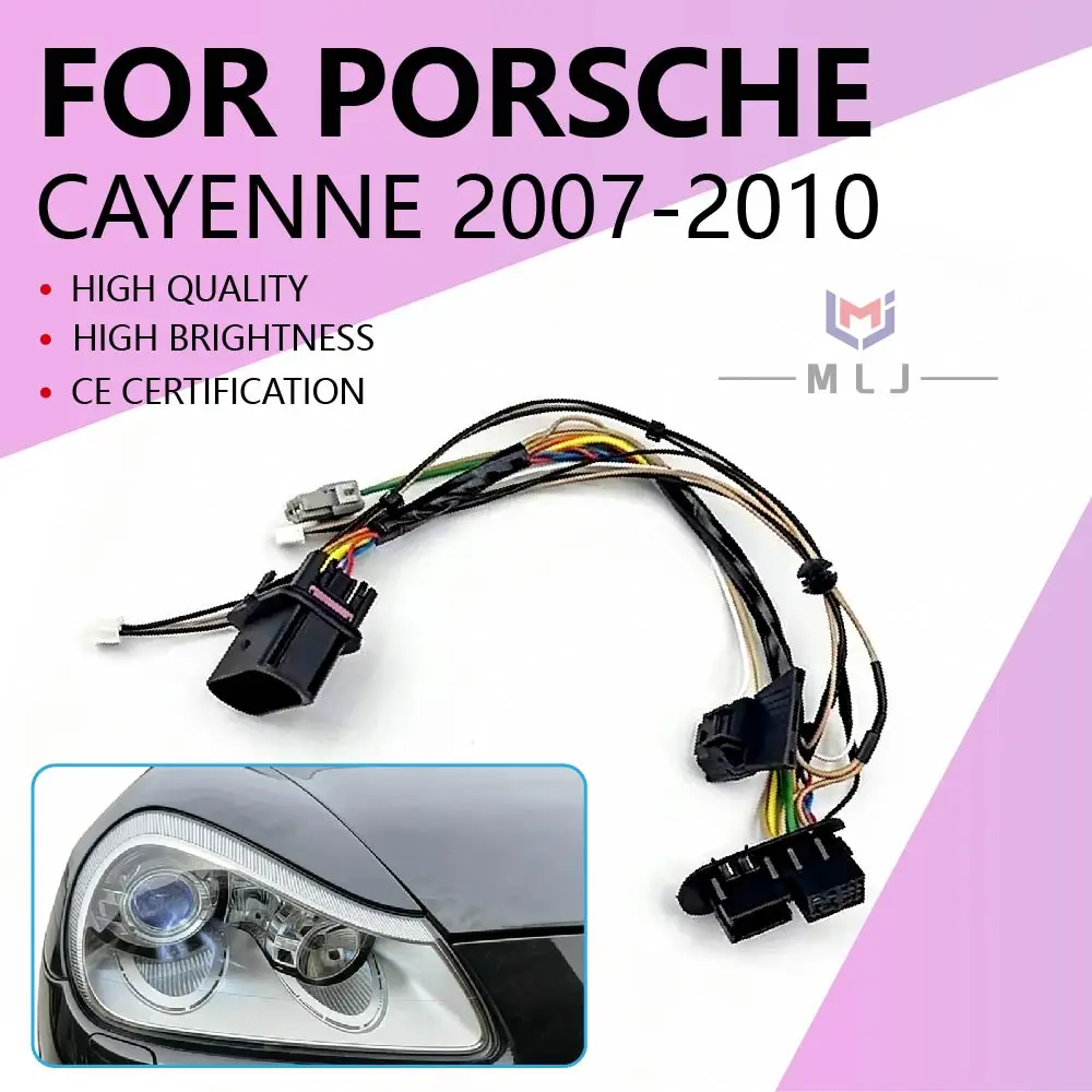 

For Porsche Cayenne 2007-2010 Cayenne Headlight Internal Wiring Harness Plug Headlight Wire Group Circuit Car Accessories