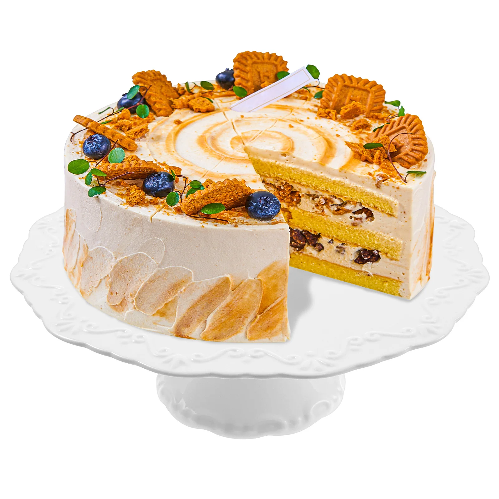 

10-дюймовая керамическая подставка для торта для кексов, пончиков, декоративная подставка для торта, подставка для дня рождения, свадьбы, детского душа и другого