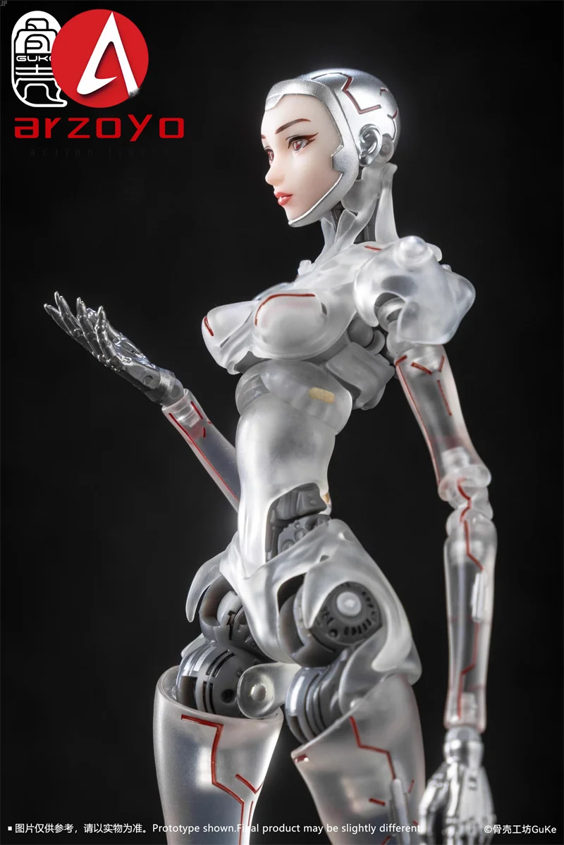 NA STANIE GUKE Studio GK01FEC1-C3 1/12 AI Kobieta Ultra-modern Feel Figurka Akcji 17CM Nagi Szkielet Ciało Figurki Akcji
