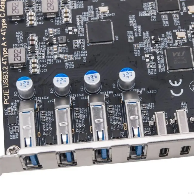 Highly Speed 8Port USB Card PCIE USB3.2 Card Efficient Power Use WIN1O WIN11