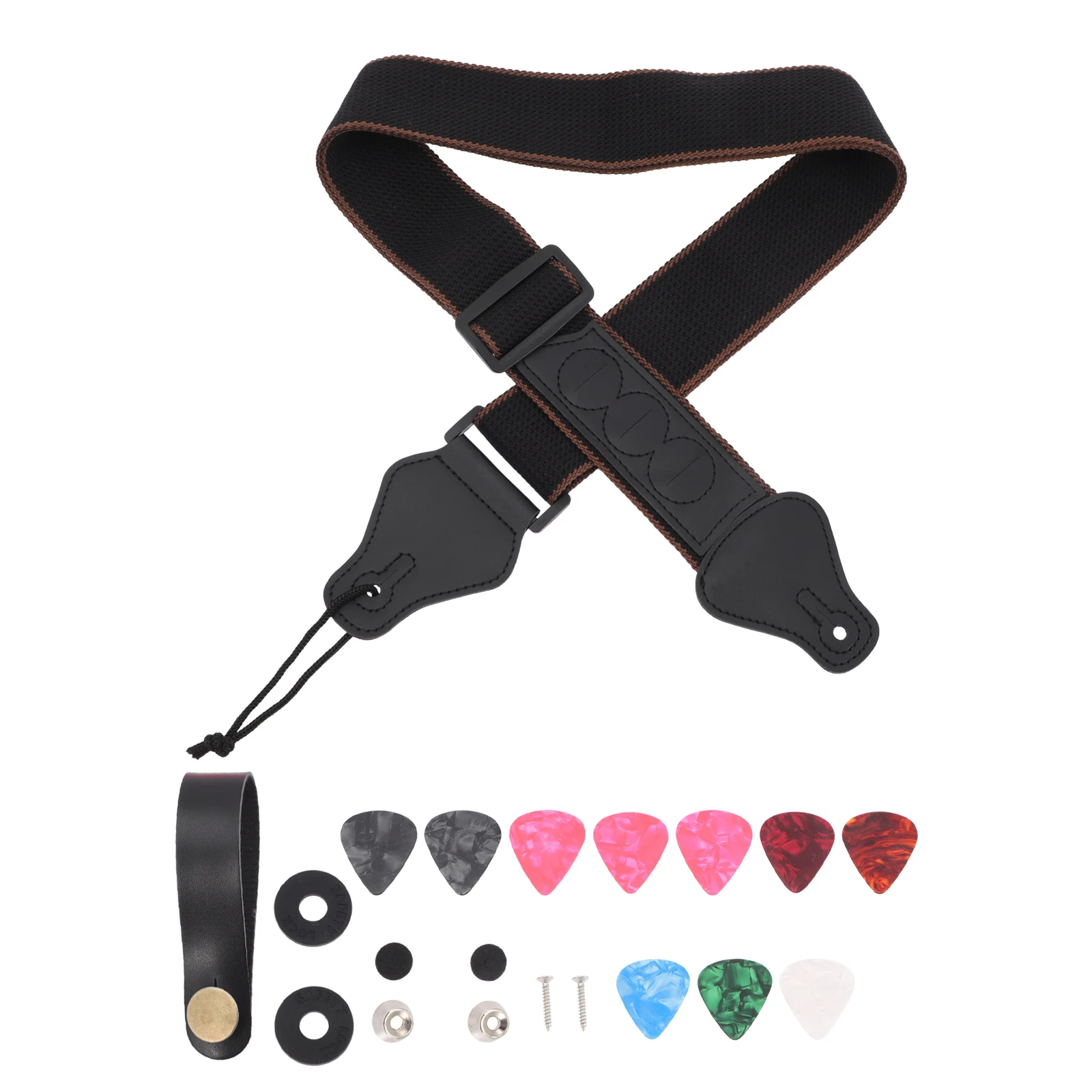

Guitar Strap Set Premium Belt Suit Fashion Accessory Practical Creative Electric