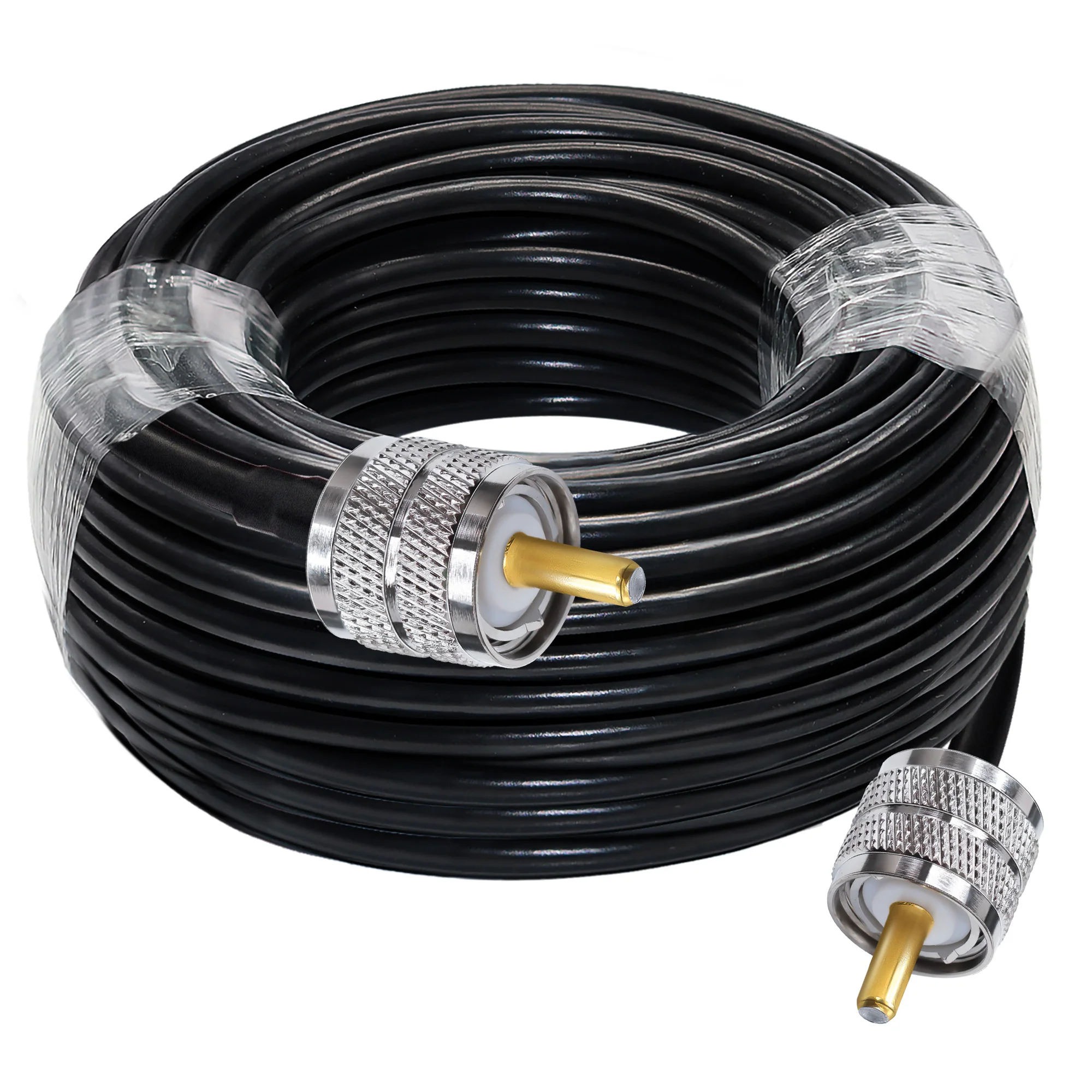 PL259 RG58 Cable CB Radio Cable SO239 UHF Male to Male Extension Cable Low Loss RF Coaxial Cable PL-259 Coax Cable 30cm 1m 30m