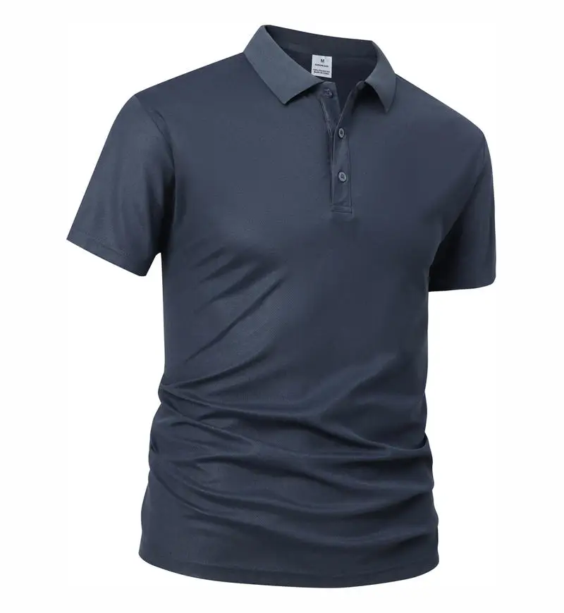 

Мужские футболки с коротким рукавом и воротником, новая однотонная повседневная рубашка-поло, модный дышащий свободный базовый топ
