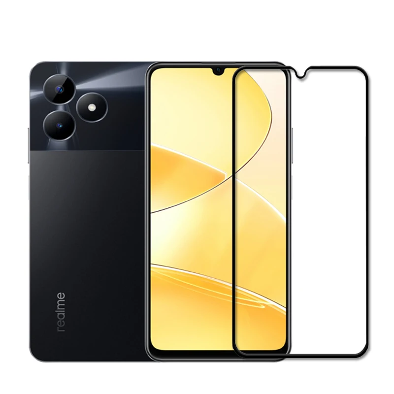 Full Cover Glas Voor Realme Note 50 Gehard Glas Realme Note 50 Screen Protector Beschermende Telefoon Lens Film Voor Realme Note 50