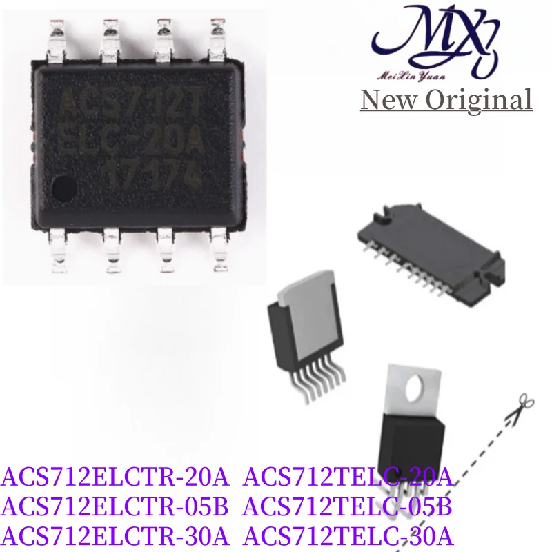 MXY 10pcs ACS712ELCTR-20A SOP-8 ACS712-20A ACS712T ACS712TELC-20A ACS712 ACS712ELCTR-05B ACS712ELCTR-30A ACS712ELC-30A IC