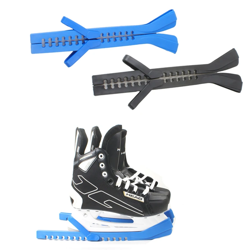 Cubierta protectora para zapatos de Hockey sobre hielo para niños y adultos, cubierta ajustable de nailon resistente al frío para patinaje artístico