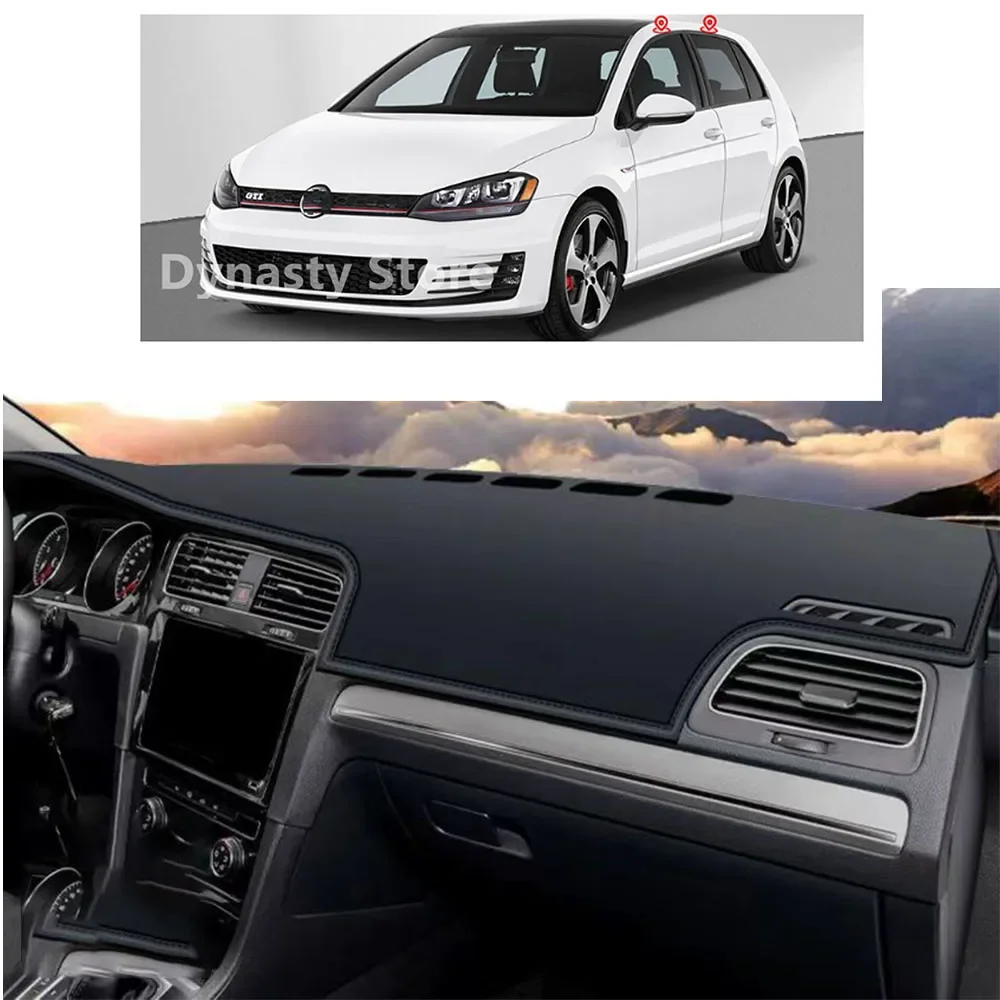 

Dashboard Cover Mat Protective Pad For VW Golf MK7 MK8 Car Accessories Dash Board Sunshade Anti-UV Carpet Dashmat