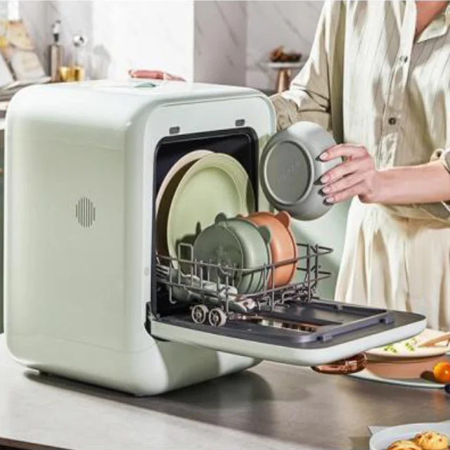 Compact US Standard 900W Bottle+dish Washing Machine Sterilizer  4 Modes with PTC Dry and UV+High Temp Sanitize