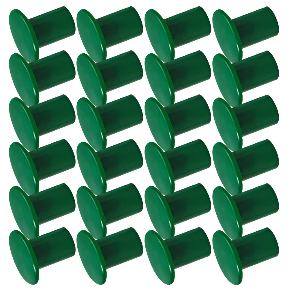 

24Pcs Plastic Garden Cane Caps Safety Cane End Protectors Outdoor Bamboo Pole Cover Plant Support Fence Top Protector