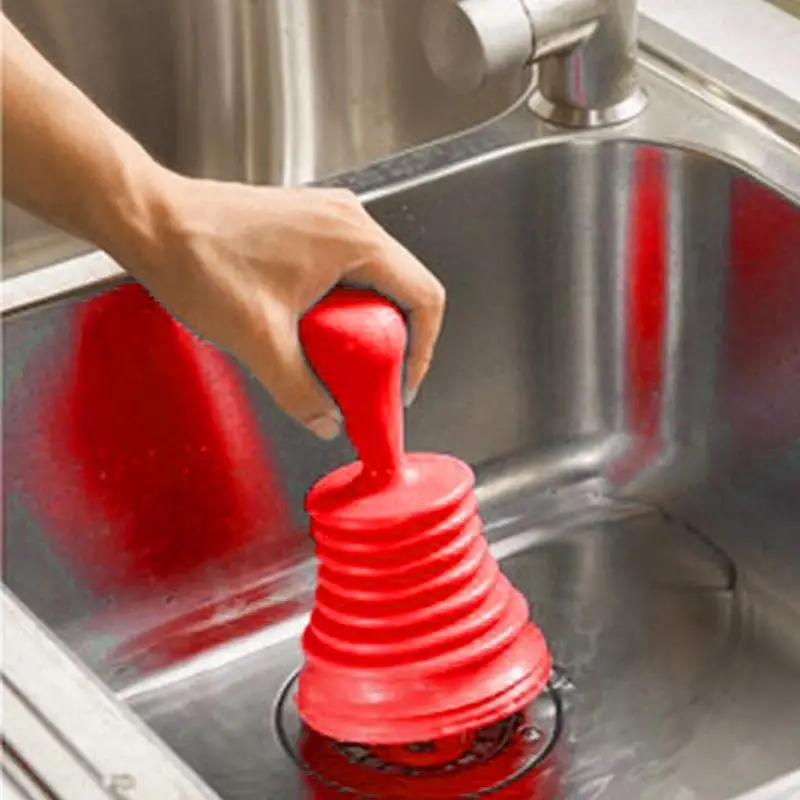 Drain Cleaners Wholesale Household Powerful Sink Pipe Pipeline Dredge Suction Cup Toilet Plungers