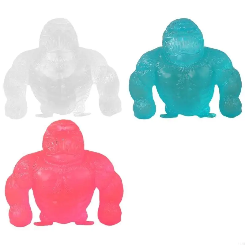 Realistischer Stress reduzieren Gorillas Dekompress Squeeze Angst Spielzeug Antistress Prise Spielzeug Stressabbau Goodie Bag