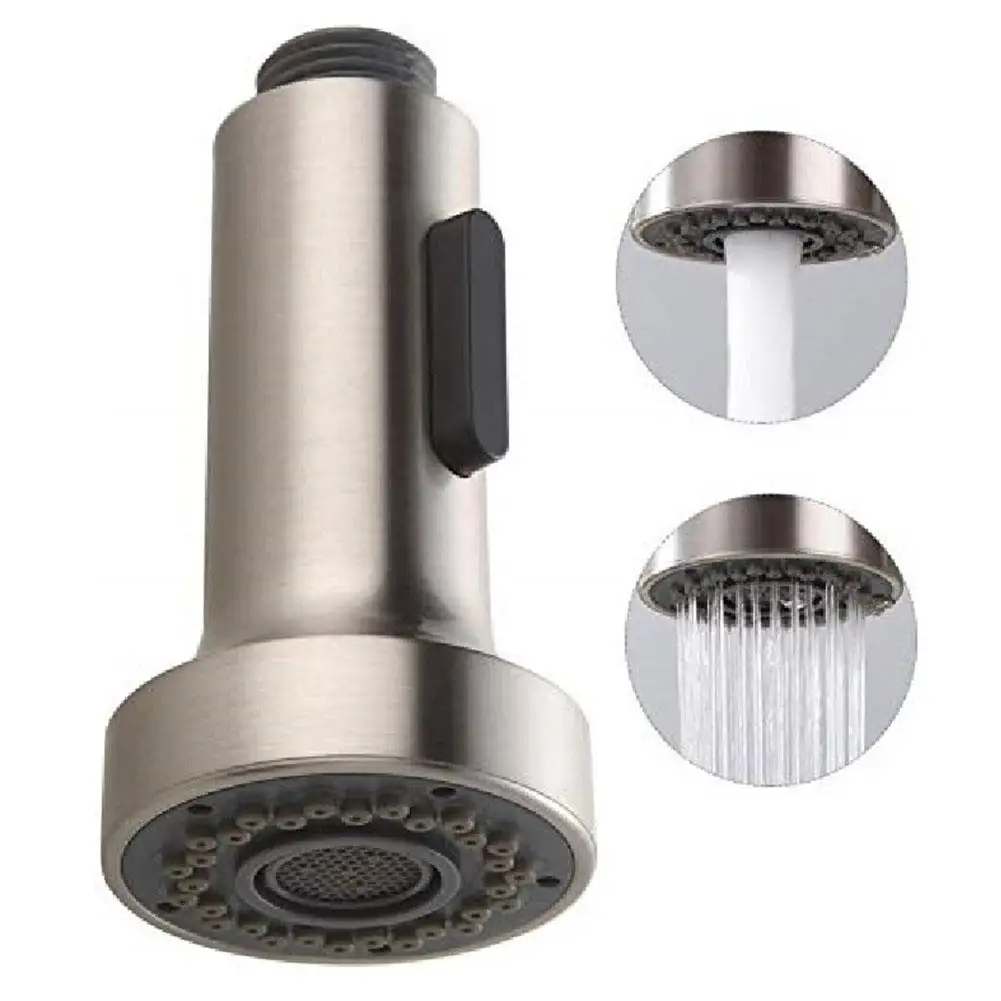1Set Kitchen Pulling Faucet Accessories Splash Proof Retractable Faucet Replacement Head Pull The Faucet