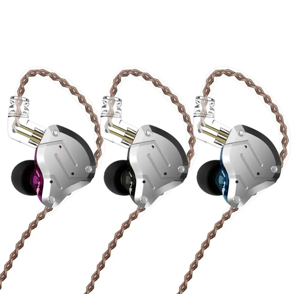 Earphones Wired Earphone In-ear Stereo KZ-ZS10Pro Double Dynamic Unit Sound Phone Gaming Earphones