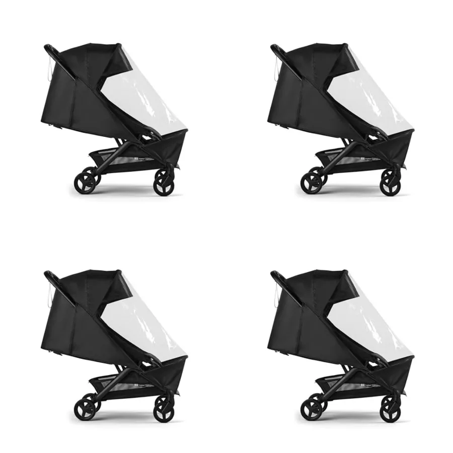 

Bugaboo Butterfly Rain Cover Compatible with Bugaboo Butterfly and Butterfly 2 Strollers Transparent Weather Shield for Rain, W