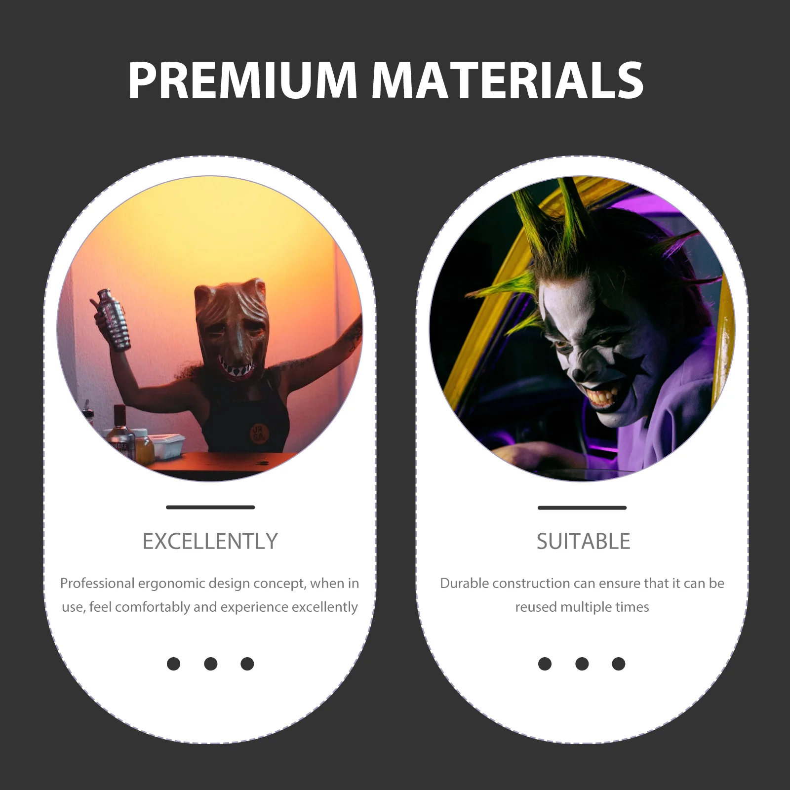 

Pig Head Mask Masquerade Women Halloween Cosplay for Adults Costumes Props Animal Emulsion Funny Miss