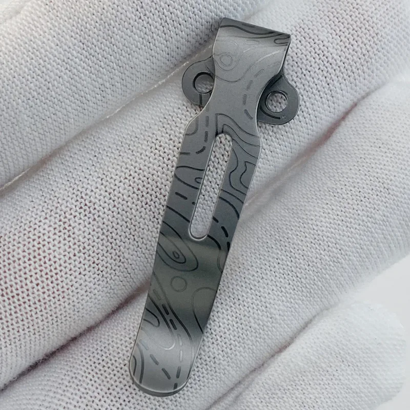 NOVO Clipe de Bolso para Faca em Aço Inoxidável com 12 Cores e Grampo Traseiro para Benchmade Bugout 535 Griptillian Mini-Freek Emerson CQC