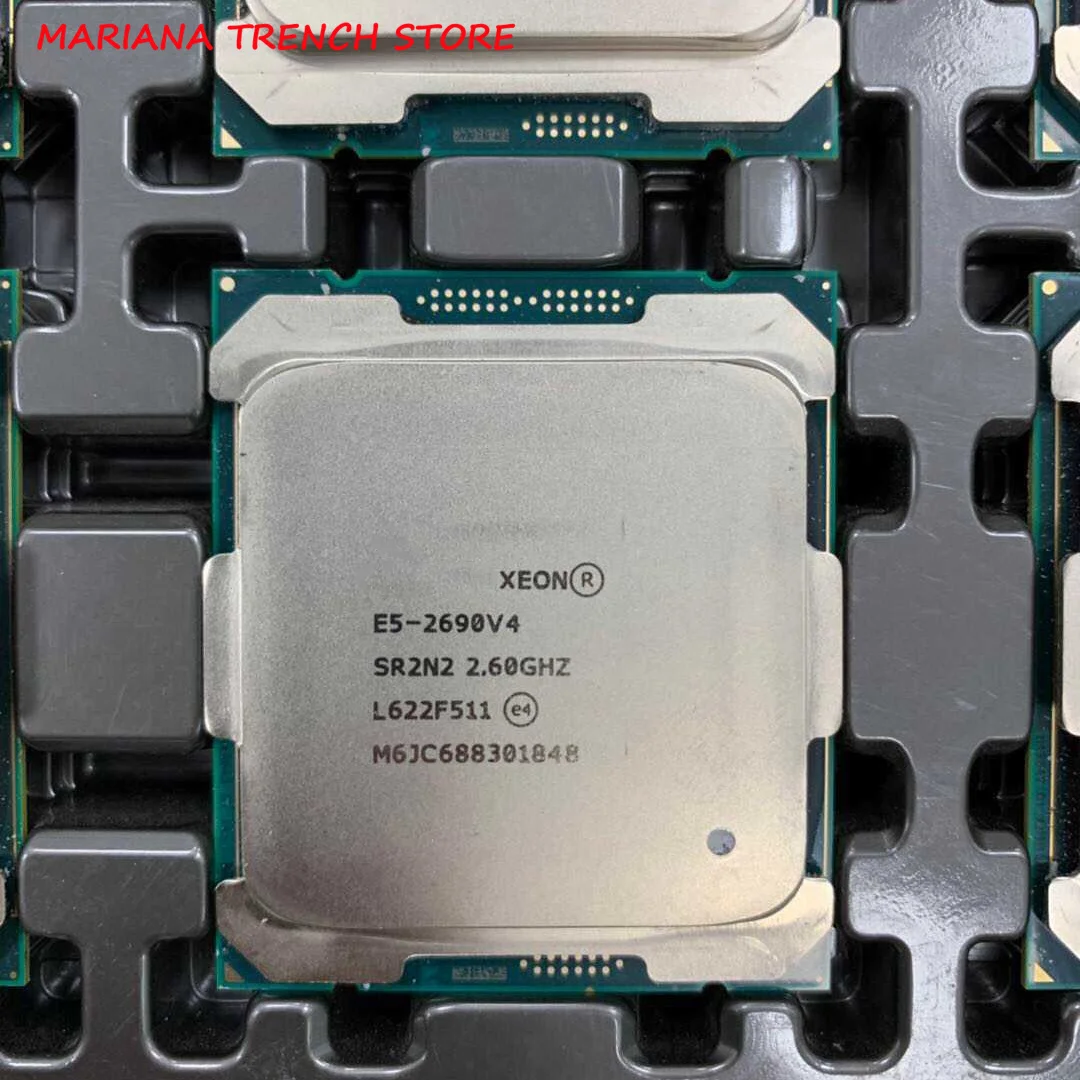 CPU for Xeon Processor E5-2690 V4 14nm 14 Cores 28 Threads 2.60GHz 35M Cache LGA2011-3