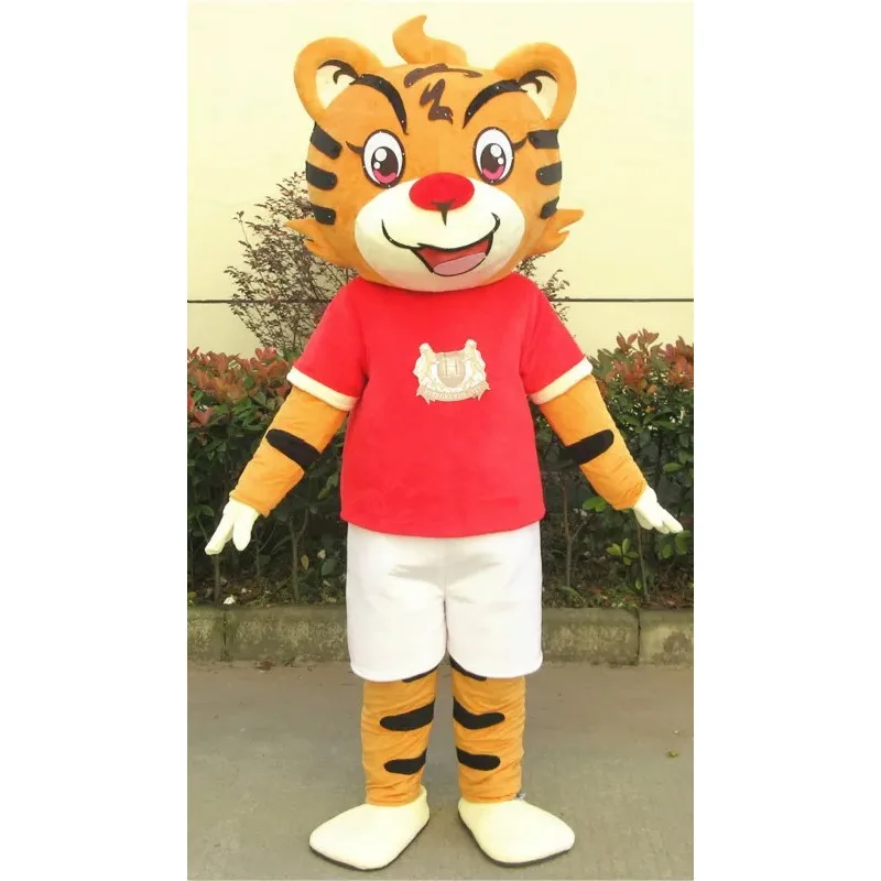 

New Tigress Tiger Mascot Costume Animal Cartoon Character Mascot Costume Halloween Party Fancy Dress Carinval Outfit Adult Size