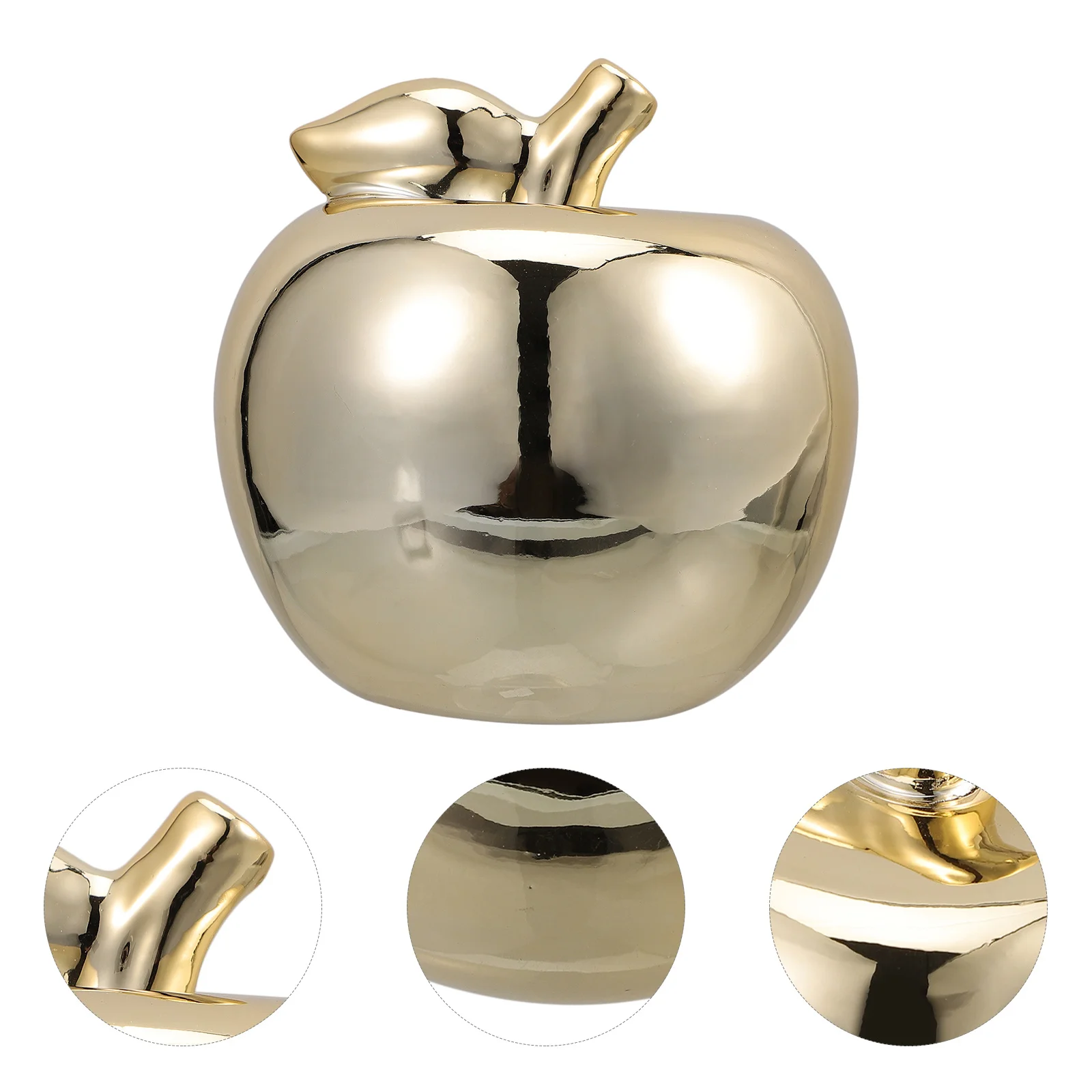 

1Pcs Apple Table Ornament Ceramic Creative Desktop Decoration Chic Home Ornament Xmas Christmas Decoration Desktop Adornment