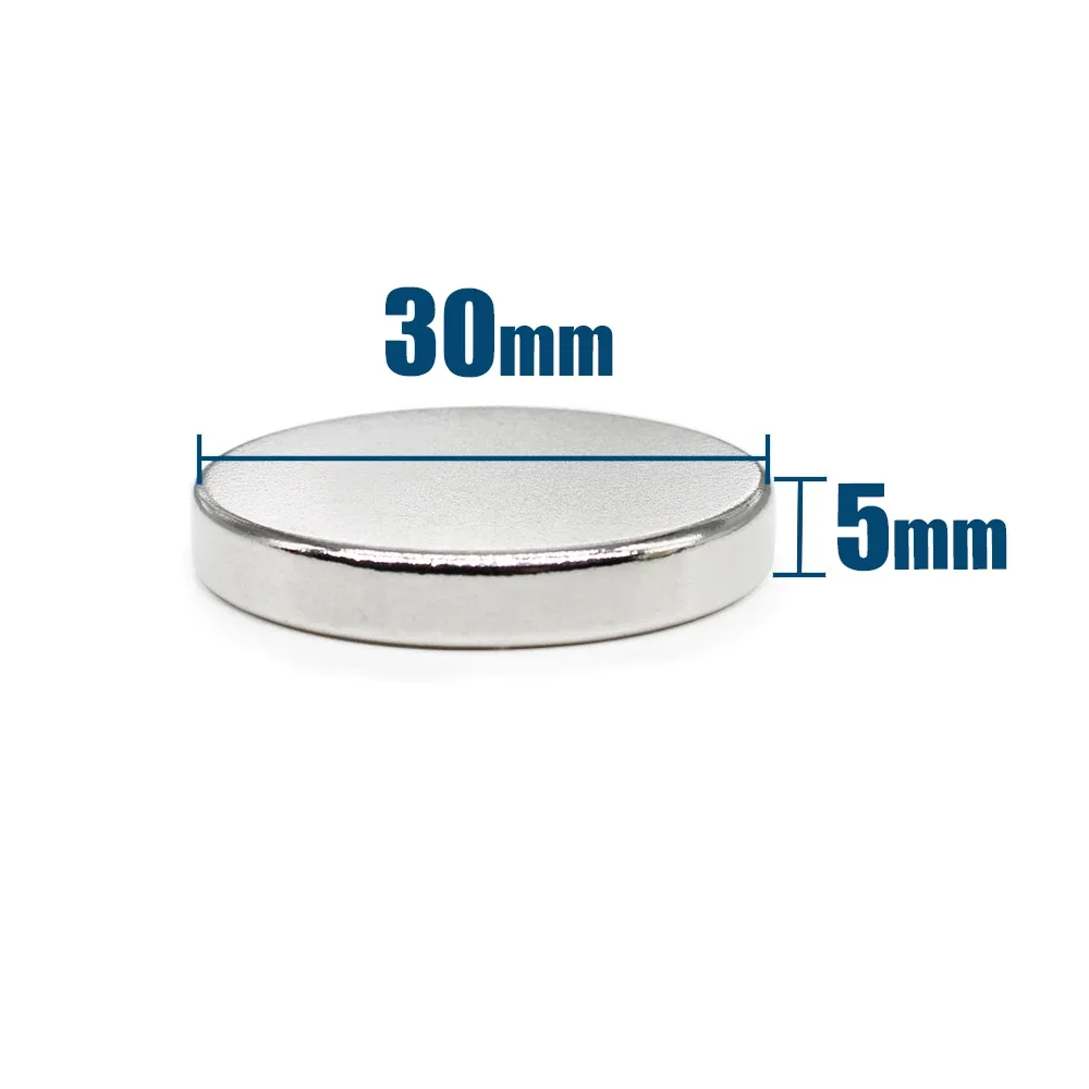 2/5/10PCS 30x5mm Super Powerful Strong Magnetic Magnets Permanent Neodymium Magnets Round Magnet