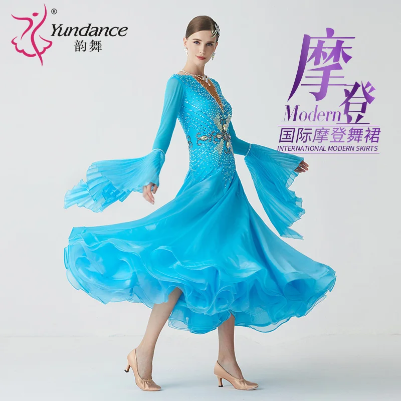 

B-21147 Custom New International Standard Ballroom Dance Dress High Quality Ballroom Dance Dresses for Sale