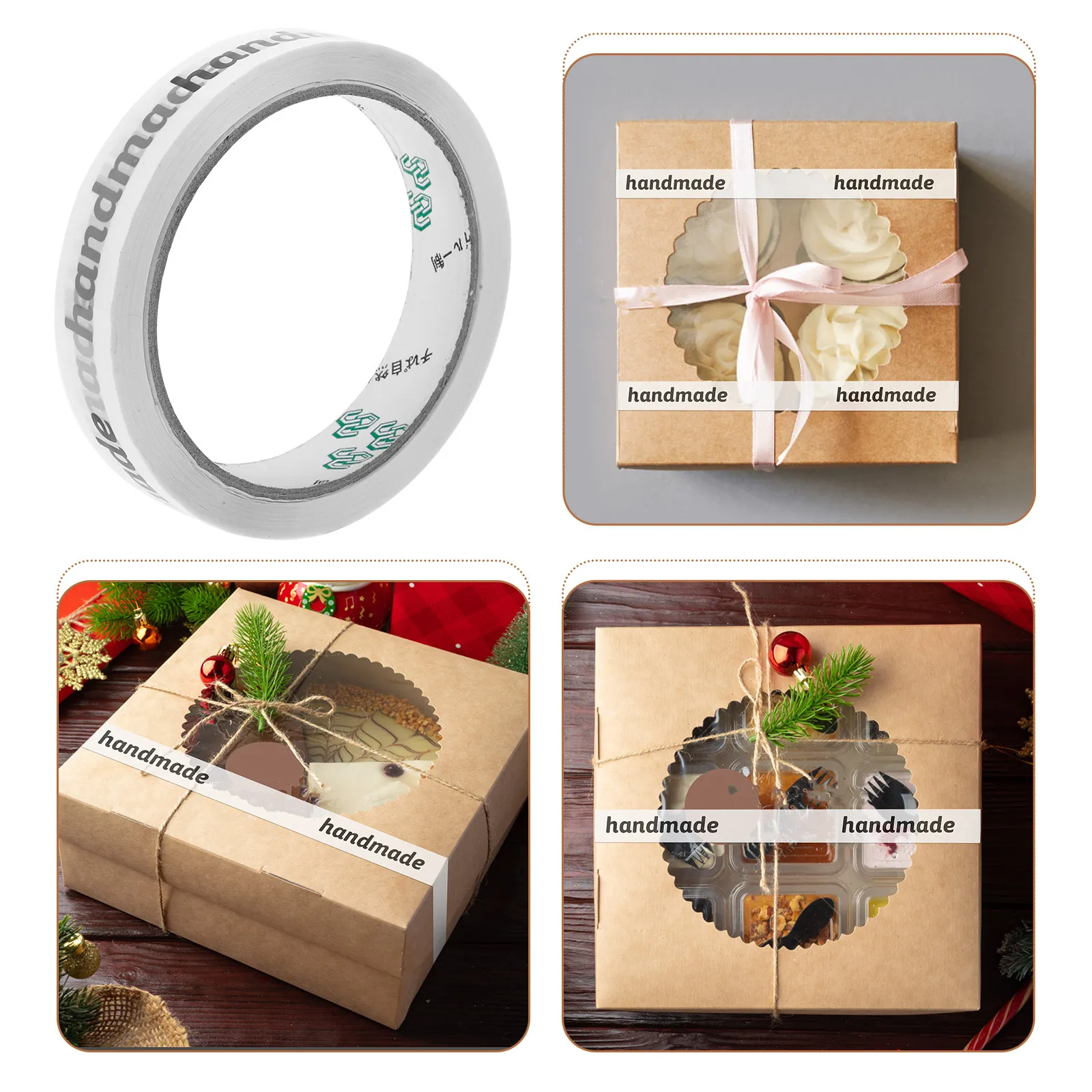 

1 Roll Sealing Tape Heavy Duty Bag Sealer Tape for Handmade Packaging Fruit Box DIY Craft Small Business Use Packing Tapes