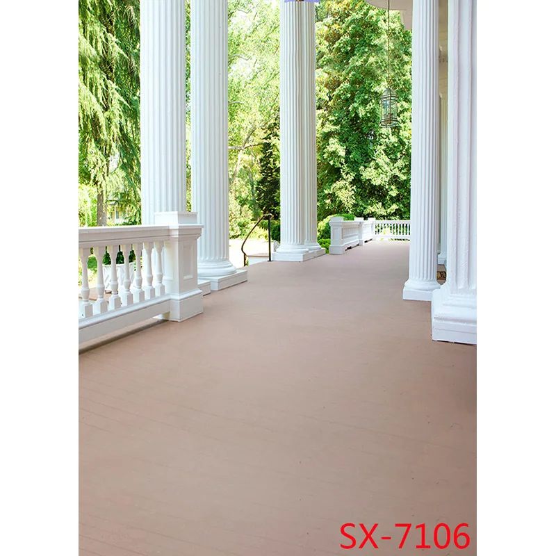 Vinile fondali fotografia Prop fiore pavimento in legno castello matrimonio tema Studio fotografico sfondo 2157 YXFL-65