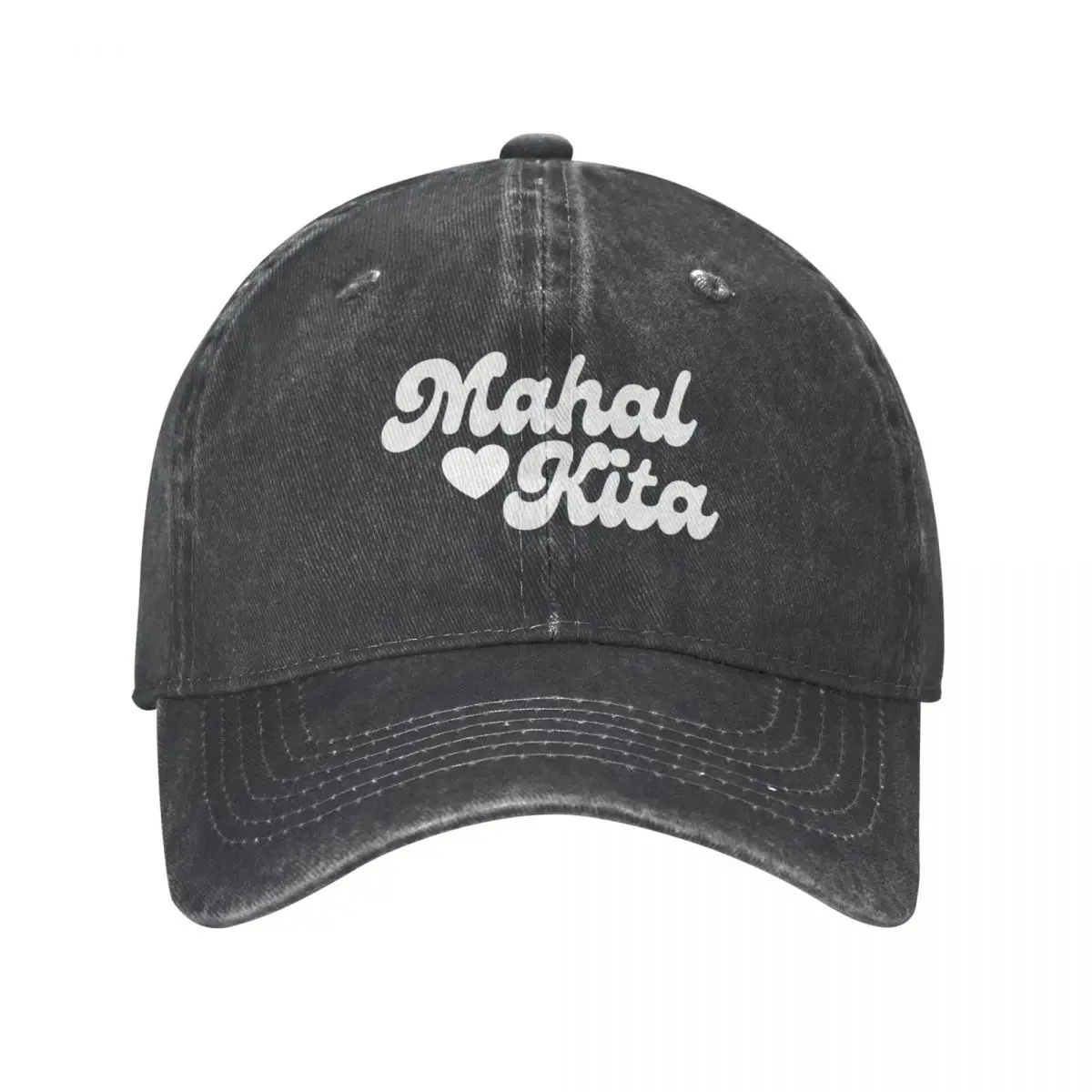 MAHAL KITA CUTE FILIPINO I LOVE YOU Cowboy Hat Snap Back Hat birthday Beach Ball Cap Women's Hats Men's