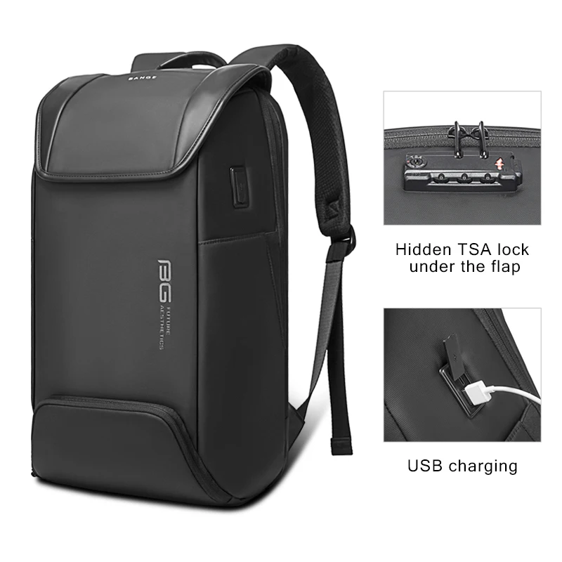 BANGE 15.6 Laptop Backpacks Multifunctional with WaterProof Big Capacity Daily Work Business Backpack Back Pack Mochila