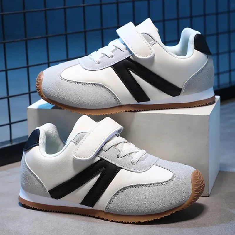 

Kids Sneakers 2025 Winter Sport Shoes Boys Fashion Leather Children Comfort Shoes Casual Walking Outdoor Girls Running Shoes