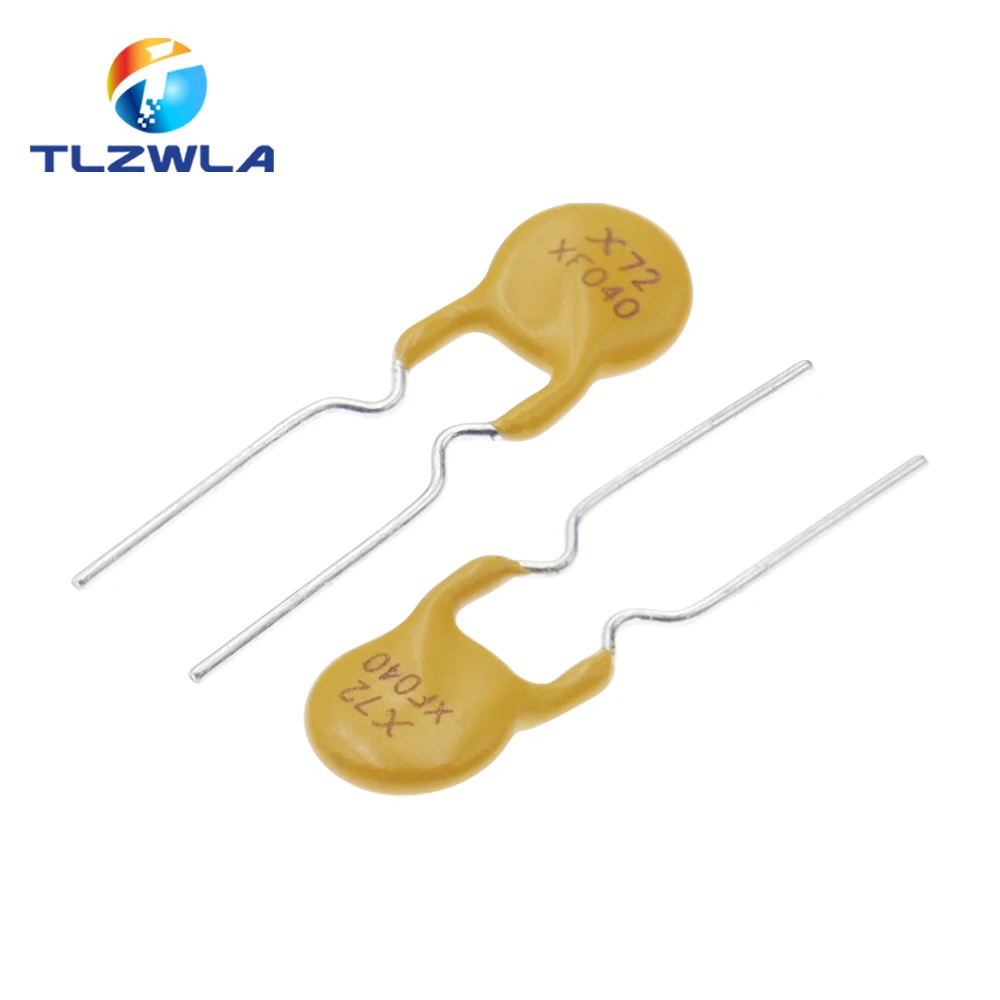 Fusible réinitialisable PPTC 72V 0,4a 400MA, 10 pièces, RXEF040 XF040, pas 5MM