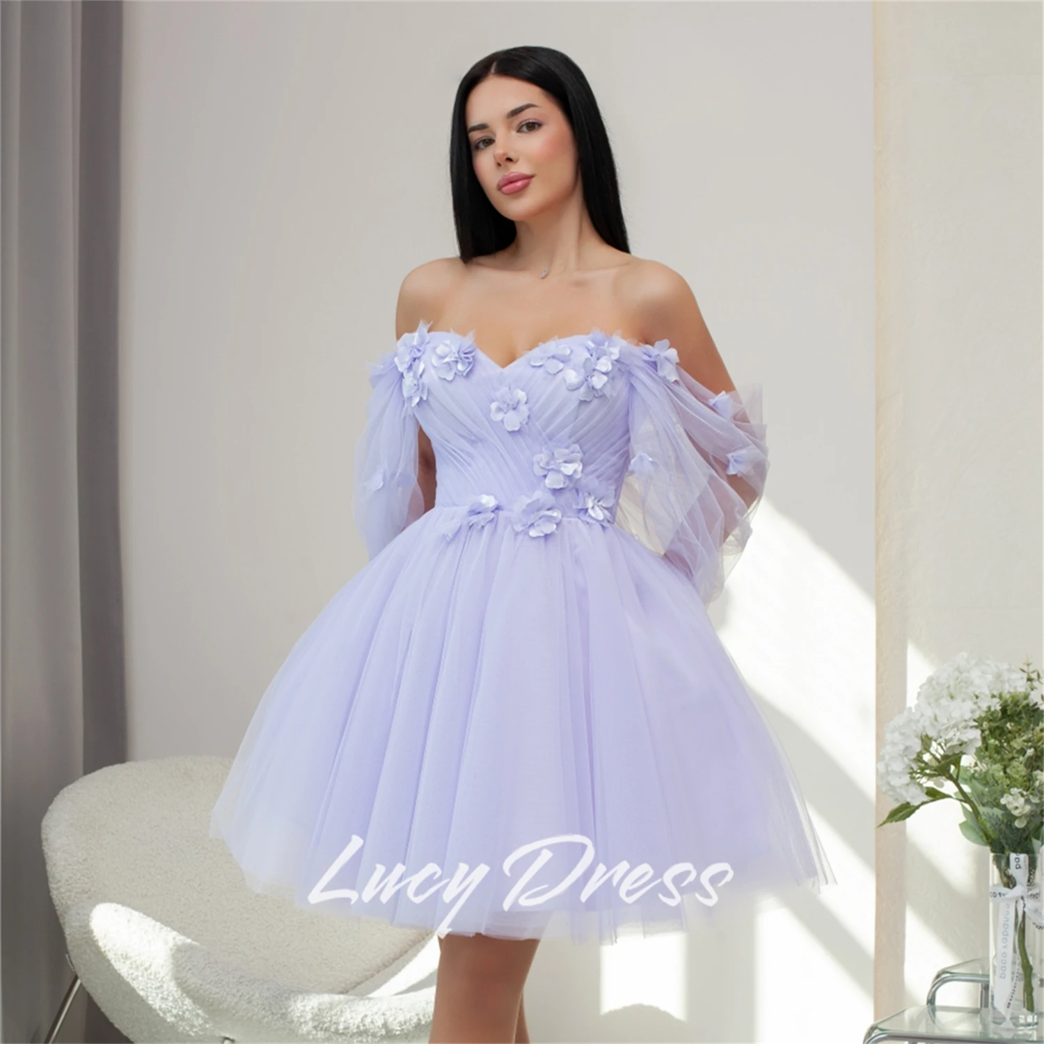 

Lucy Customized Party Dress Dresses for Quinceanera Special Occasion Dress Formal Dresses Women Grace Ball Gowns Short Skirt