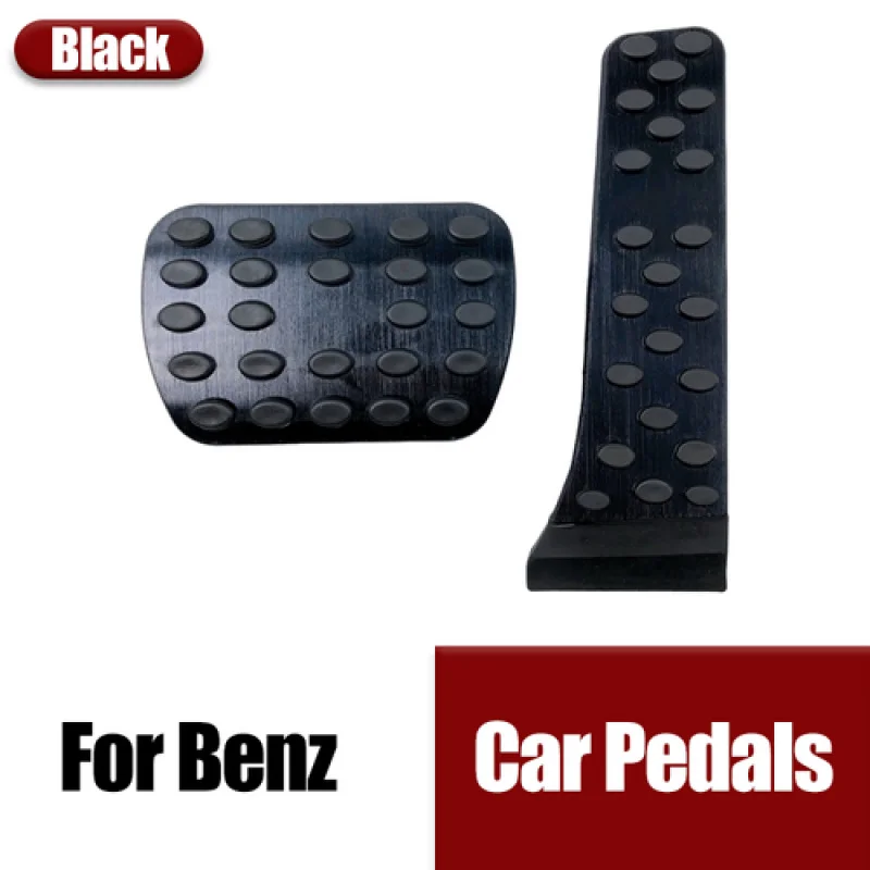 

A+ Non Silp Black Car Gas Brake Pedal Cover For Benz C E S CLS GLK SLK W205 W213