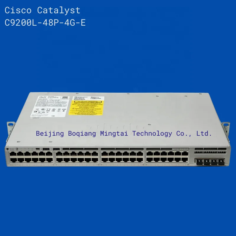 Original for Catalyst C9200L-48P-4G-E 48 Port PoE+ Gigabit Managed Switch 4x1G SFP Uplinks 1U Rack-Mount 56 Gbps Switch