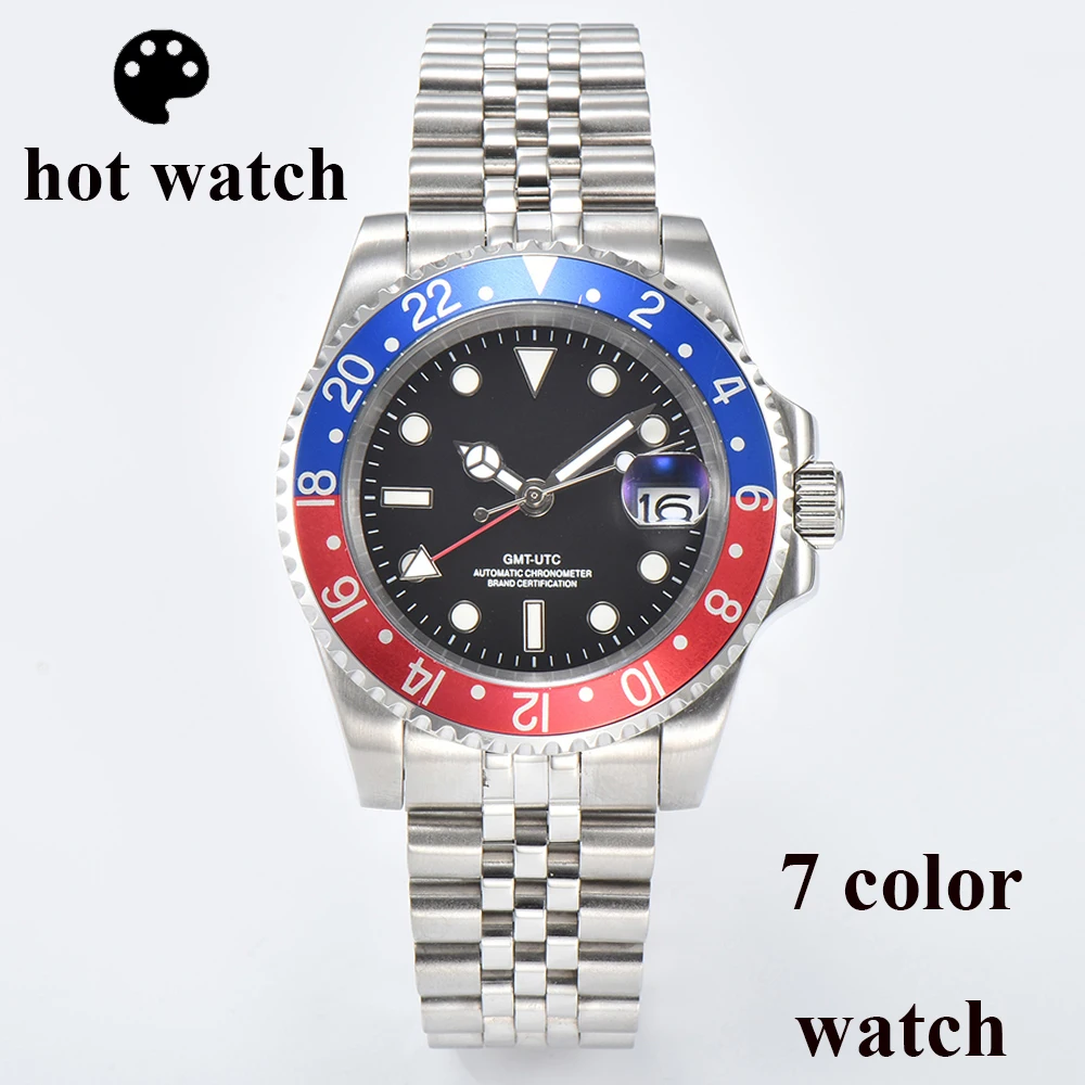 Men\'s Watch NH34 Automatic Movement Watch For Man Mechanical Watches Sapphire Glass Stainless Steel Case Custom Logo Man Watch